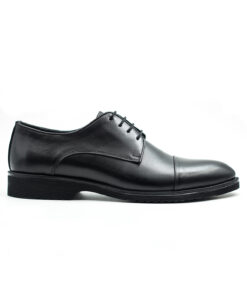 Alternative view of Levarno Alden Hakiki Deri Siyah Erkek Klasik Ayakkabı