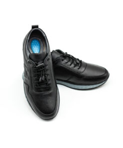 Alternative view of Levarno Flexora06 Hakiki Deri Siyah Ortopedik Jelli Günlük Erkek Ayakkabı