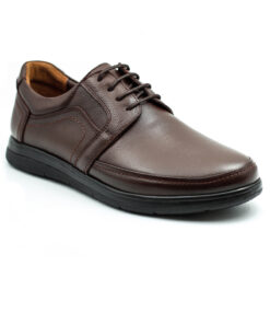 Levarno Veldor Hakiki Deri Kahverengi Comfort Ortopedik Erkek Günlük Ayakkabı – Baba Ayakkabısı