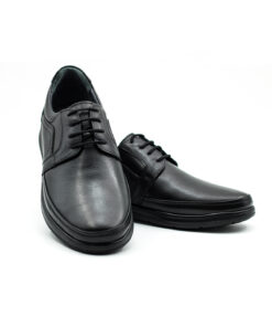 Alternative view of Levarno Veldor Hakiki Deri Siyah Comfort Ortopedik Erkek Günlük Ayakkabı – Baba Ayakkabısı